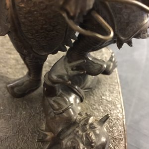 Un grand brûle-parfum sur socle en bronze, Japon, Edo ou Meiji, 19ème — photo 13