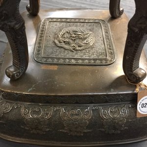Un grand brûle-parfum sur socle en bronze, Japon, Edo ou Meiji, 19ème — photo 31