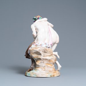 Un grand groupe en porcelaine dans le style de Meissen représentant Bacchus, fin du 19ème — photo 5