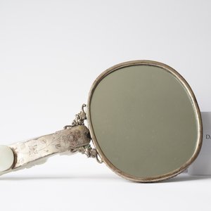 Un grand miroir en jade et argent, Qing — photo 11