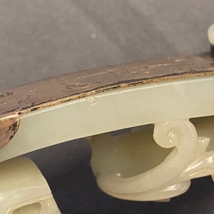 Un grand miroir en jade et argent, Qing — photo 15