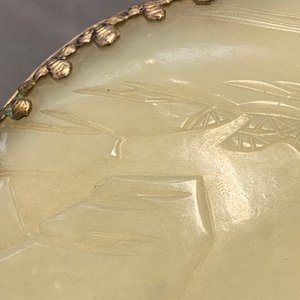 Un grand miroir en jade et argent, Qing — photo 22