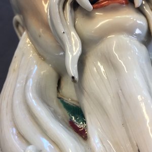 Un grand modèle de Shou Lao en porcelaine de Chine famille rose, 19ème — photo 15