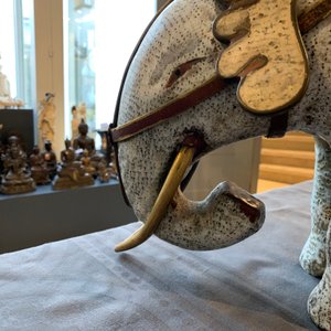 Un grand modèle d'un éléphant en émaux cloisonnés, Chine, 19/20ème — photo 15