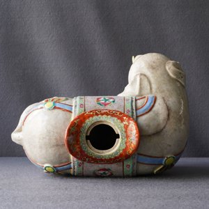 Un grand modèle d'un éléphant en porcelaine de Chine famille rose, 19ème — photo 12