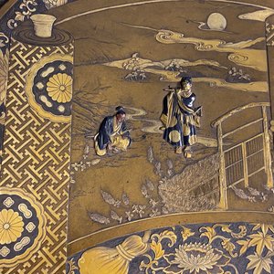 Un grand plat en bronze, signé Miyao, Japon, Meiji, 19ème — photo 16