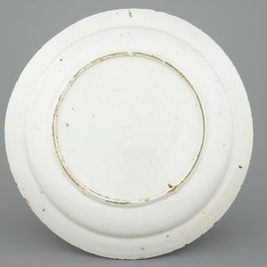 Un grand plat en faïence de Delft au décor chinoiserie de style kraak, 18ème — photo 2