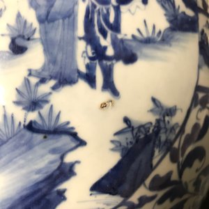 Un grand pot couvert en porcelaine de Chine bleu et blanc, Wanli, Ming — photo 20