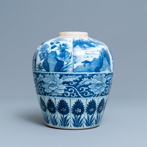 Un grand pot en porcelaine de Chine en bleu et blanc, Kangxi — photo 5
