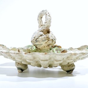Un grand présentoir au cygne en faïence polychrome, prob. Nove di Bassano, Italie, 18/19ème — photo 5
