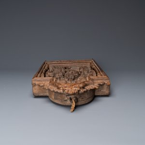 Un grand retable en chêne sculpté: La Présentation de Jésus au Temple', Nord de la France, 1er quart du 16ème — photo 9