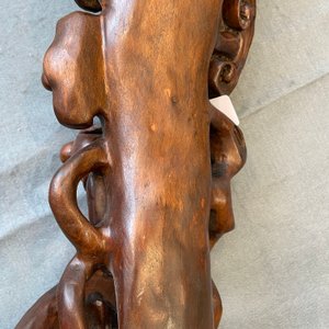 Un grand scèptre ruyi en bois sculpté, Chine, 19ème — photo 24