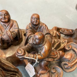 Un grand scèptre ruyi en bois sculpté, Chine, 19ème — photo 15