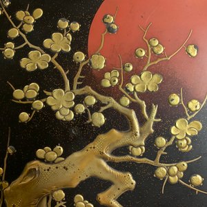 Un grand suzuribako en laque à décor de prunus, Japon, Edo ou Meiji, 18/19ème — photo 28
