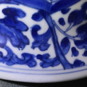 Un grand vase couvert en porcelaine de Chine bleu et blanc aux médaillons de paysages, Kangxi — photo 23