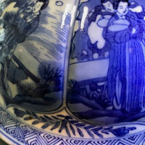 Un grand vase couvert en porcelaine de Chine bleu et blanc, Kangxi — photo 8