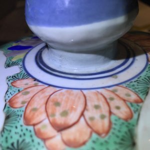 Un grand vase couvert en porcelaine de Chine famille verte à décor de paysages fluviales, Kangxi — photo 14