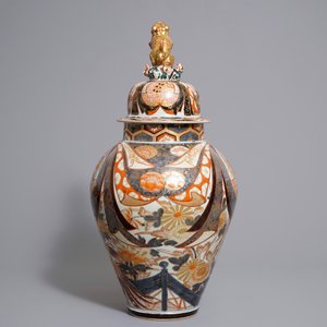 Un grand vase couvert en porcelaine Imari de Japon, Edo, 17/18ème — photo 4