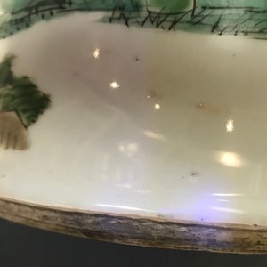 Un grand vase de forme yenyen en porcelaine de Chine famille verte, Kangxi — photo 12