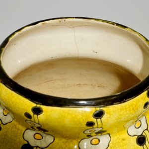 Un grand vase de type craquelé à fond jaune, Charles Catteau pour Boch Frères Keramis, ca. 1925-1930 — photo 7