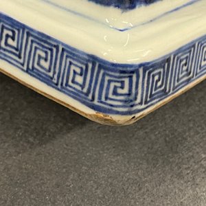 Un grand vase en porcelaine de Chine en bleu et blanc à décor des 'Sept sages dans la forêt de bambou', Qianlong — photo 14