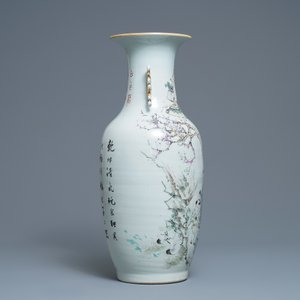 Un grand vase en porcelaine de Chine qianjiang cai, 19/20ème — photo 2