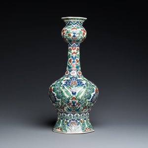 Un grand vase et un plat de style Iznik, Boch Frères Kéramis et Nimy, 1ère moitié du 20ème — photo 5