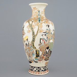 Un grand vase Satsuma, Japon, Meiji, 19ème — photo 2