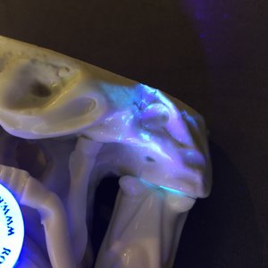 Un groupe de Wen Chang et deux suiveurs en porcelaine blanc de Chine de Dehua, 18ème — photo 12