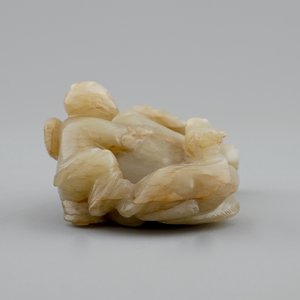 Un groupe d'un garçon sur un buffle en jade chinois, 18/19ème — photo 5