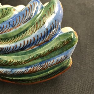 Un groupe d'une poule et ses poussins en faïence de Delft polychrome, 18ème — photo 11