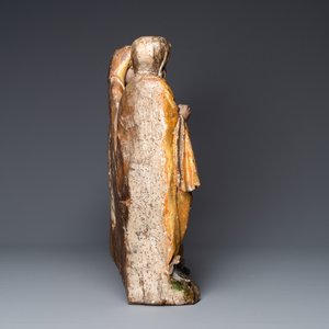 Un groupe en bois polychromé figurant la 'Déploration du Christ', Brabant, 1er quart du 16ème — photo 5