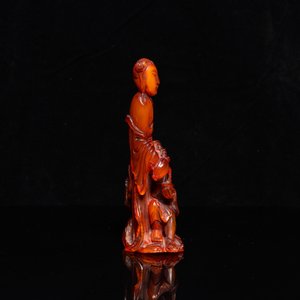 Un groupe en corne de buffle sculpté, Chine, Qing — photo 4