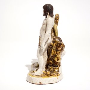 Un groupe en faïence figurant Adam et Eve, Dinan, France, 19ème — photo 2