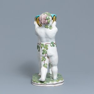 Un groupe en faïence polychrome dans le style de Bruxelles, Geo Martel, Dèsvres, début 20ème — photo 5