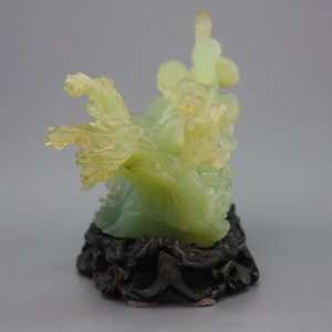 Un groupe en jadéite sculpté, Révolution Culturelle, 20e — photo 1