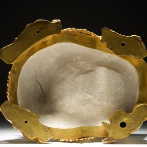 Un groupe en porcelaine blanc de Chine, Meissen et Saint-Cloud à monture en bronze doré, Ateliers Bointaburet à Paris, 19ème — photo 7