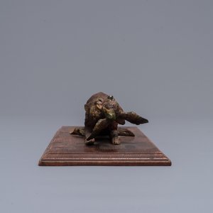 Un heurtoir en forme de renard en bronze, Vienne, Bergman, fin du 19ème — photo 3