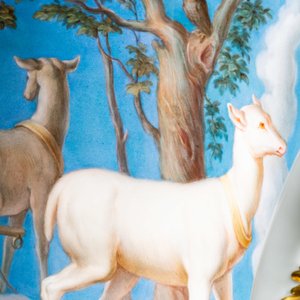 Un important vase en porcelaine de Meissen à sujet mythologique de 'Diane et Actéon', 2ème moitié du 19ème — photo 11