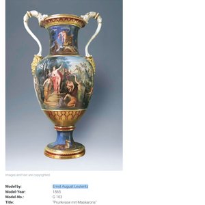 Un important vase en porcelaine de Meissen à sujet mythologique de 'Diane et Actéon', 2ème moitié du 19ème — photo 30