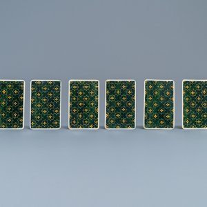 Un jeu de cartes en ivoire aux miniatures érotiques, Inde, début du 20ème — photo 17