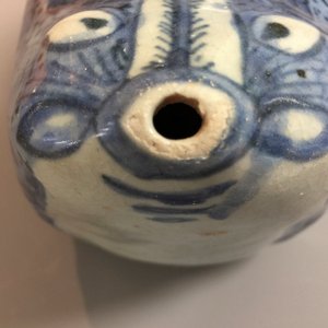 Un kendi en forme de grenouille en porcelaine de Chine bleu et blanc, Wanli — photo 11