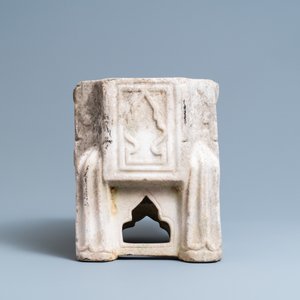 Un kilga en marbre blanc, Egypte fatimide, 11/12ème — photo 3