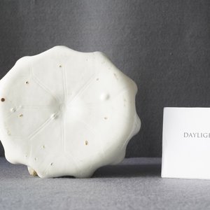 Un lave-pinceaux en porcelaine blanc de Chine figurant une grenouille sur fleur de lotus sur socle en bois sculpté, Chine, Kangxi/Yongzheng — photo 22