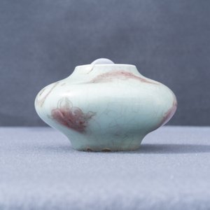 Un lave-pinceaux en porcelaine de Chine à décor d'un dragon en rouge de cuivre, 18/19ème — photo 13