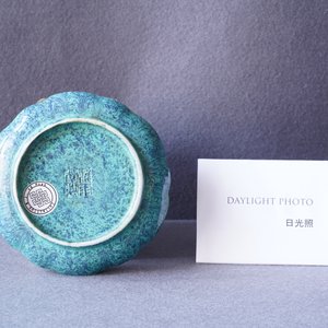 Un lave-pinceaux en porcelaine de Chine 'robin's egg', marque en creux, 19ème — photo 11