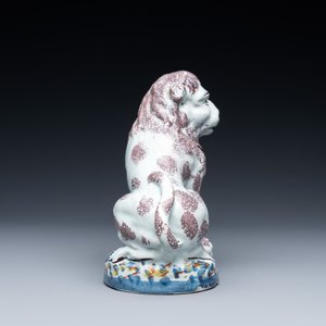 Un lion en faïence polychrome de Delft, 18ème — photo 5