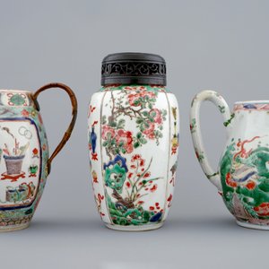 Un lot de 3 pièces en porcelaine de Chine famille verte, Kangxi — photo 2