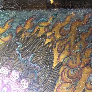 Un lot de trois thangkas, Tibet ou Népal, 19/20ème — photo 14