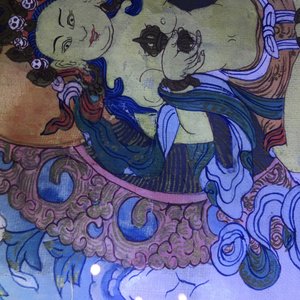 Un lot de trois thangkas, Tibet ou Népal, 19/20ème — photo 5